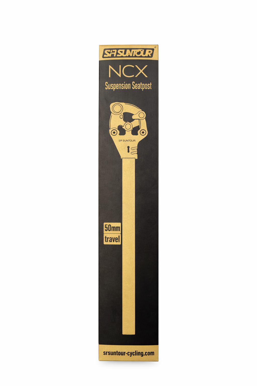 SR Suntour NCX Suspension Seatpost – 50mm Travel, Comfort Seatpost for Road, Hybrid & Commuter Bikes